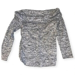 IZ Byer off the Shoulder gold fleck blouse